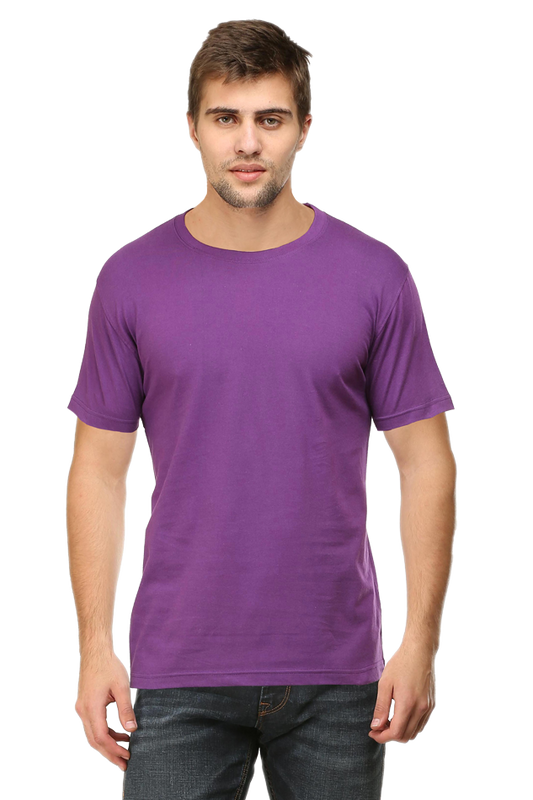 Everyday Essentials Cotton T-Shirt | Purple