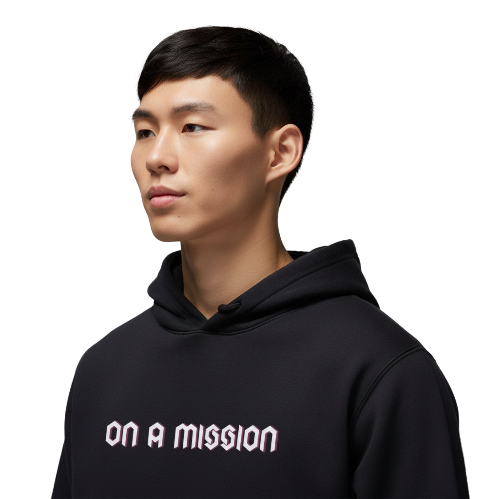 On a Mission  —  Oversized Unisex Hoodie