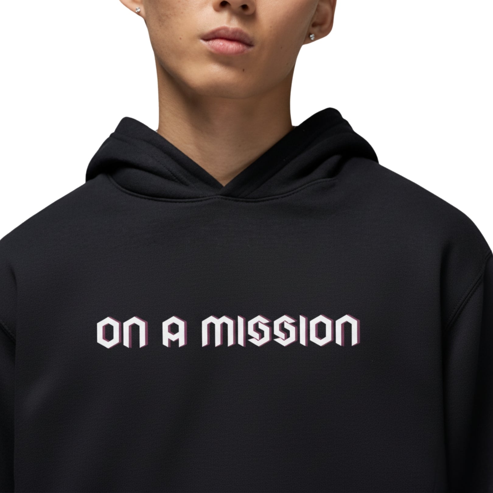 On a Mission  —  Oversized Unisex Hoodie
