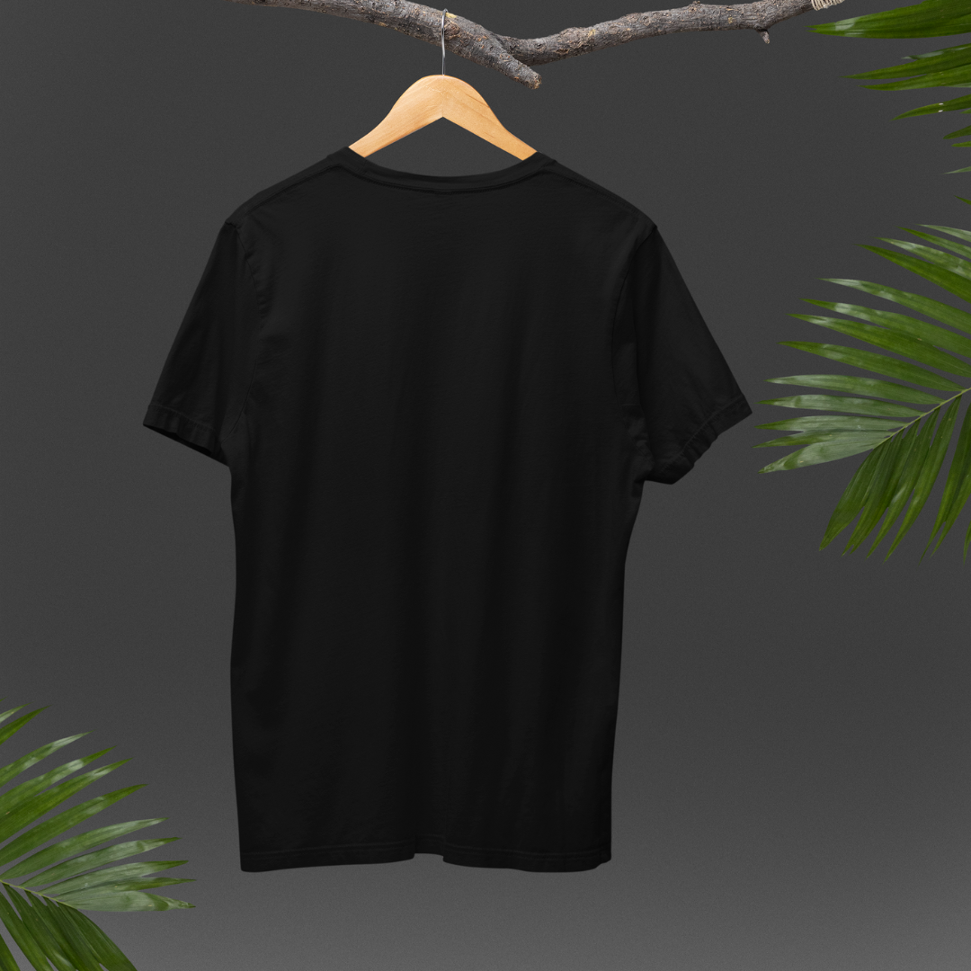 Black Minimal Tshirt | Men's